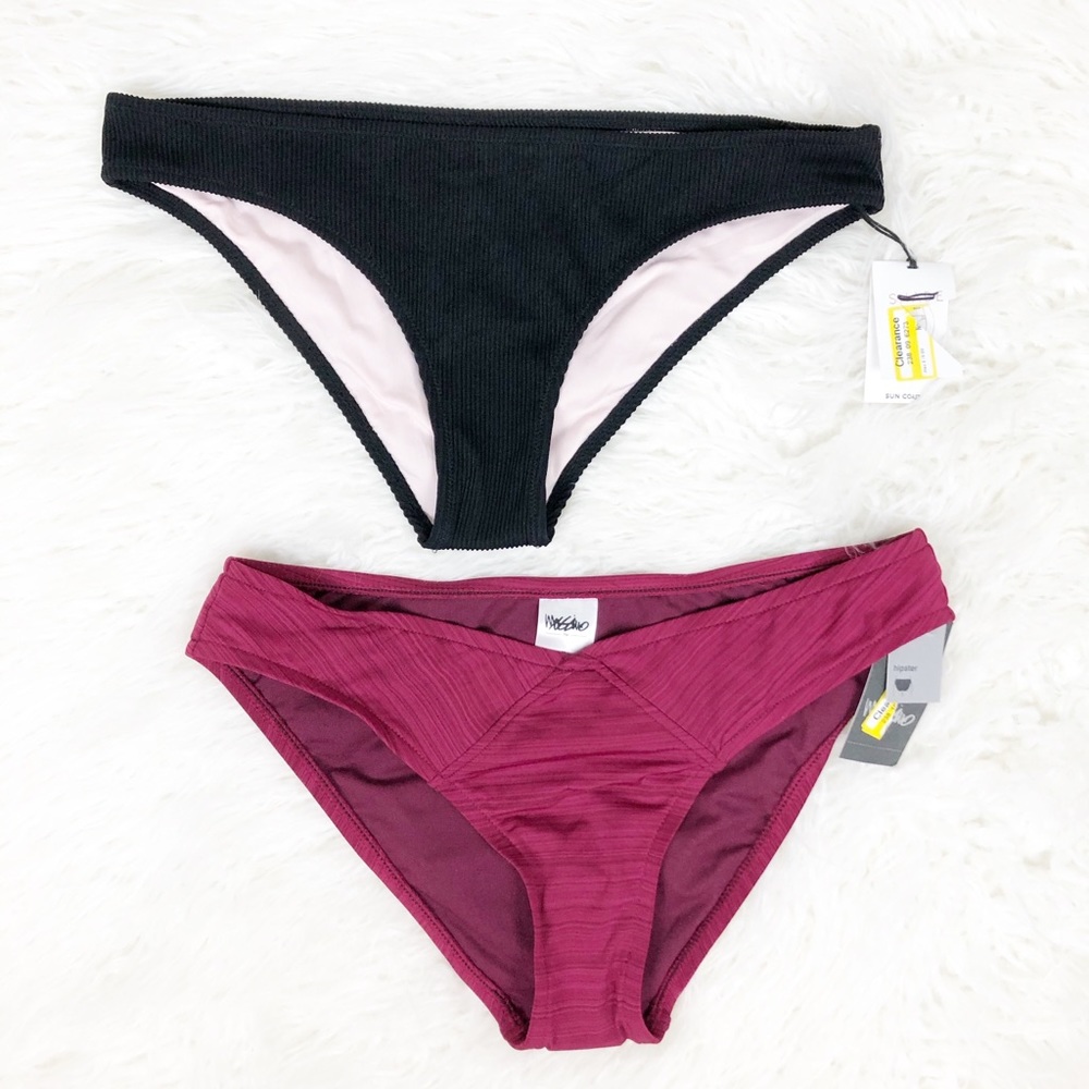 Bundle of NWT Target Bikini Bottoms size Medium